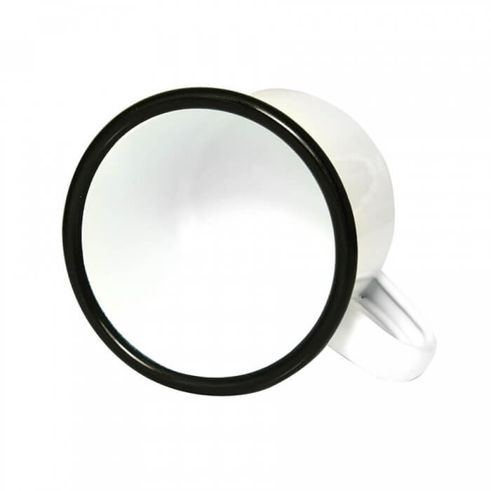 dosublimacji.pl -  Steel mug EMO white BLACK sublimation
