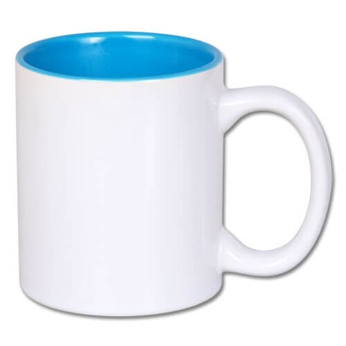 dosublimacji.pl - Kubek ceramiczny Stilo - środek niebieski 250 ml