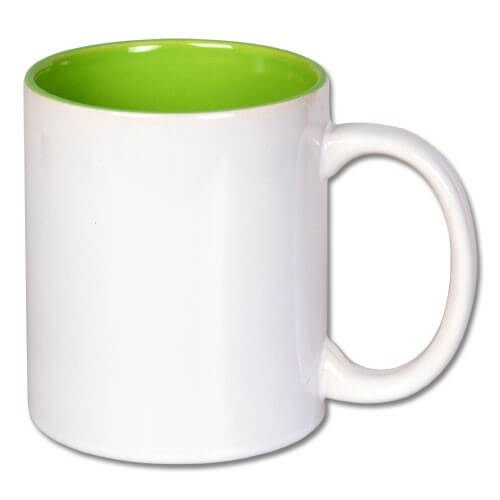 dosublimacji.pl - White mug - light green interior sublimation