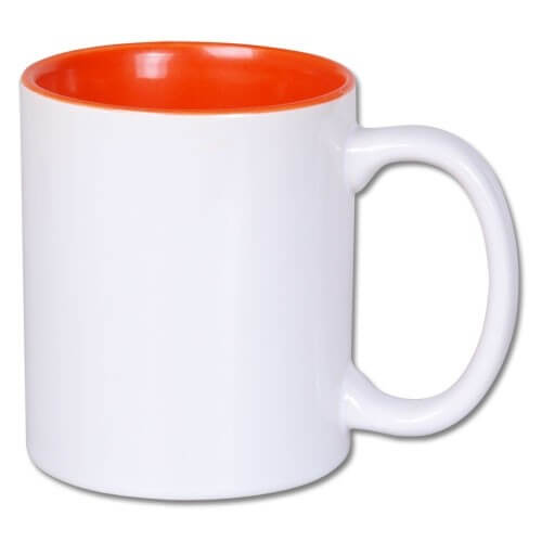 dosublimacji.pl -  White mug - orange interior sublimation